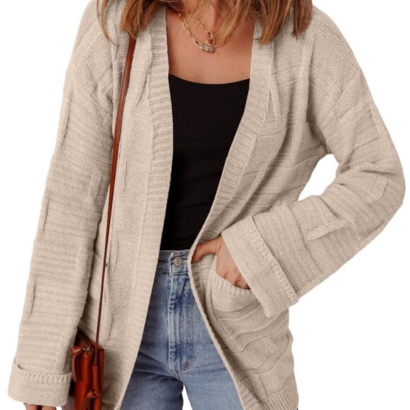 SHEWIN Cardigan Sweaters for Women Trendy Casual Long Sleeve, SM - Picture 1 of 5